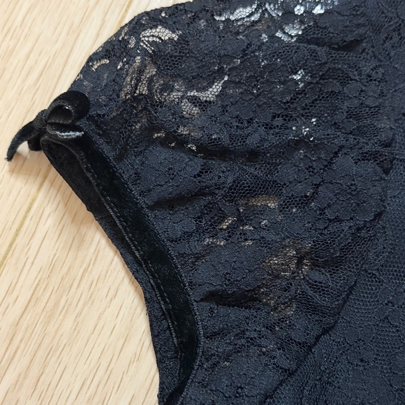 Mezzo Piano Girl's Dress, Size 130cm, Age 9 black lace dress - Picture 3 of 7